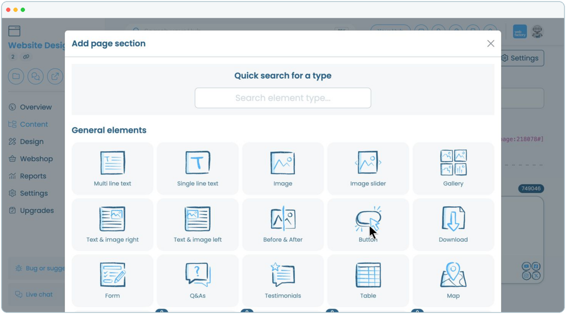 How to create and manage call-to-action button | Webfactory Support | Webfactory