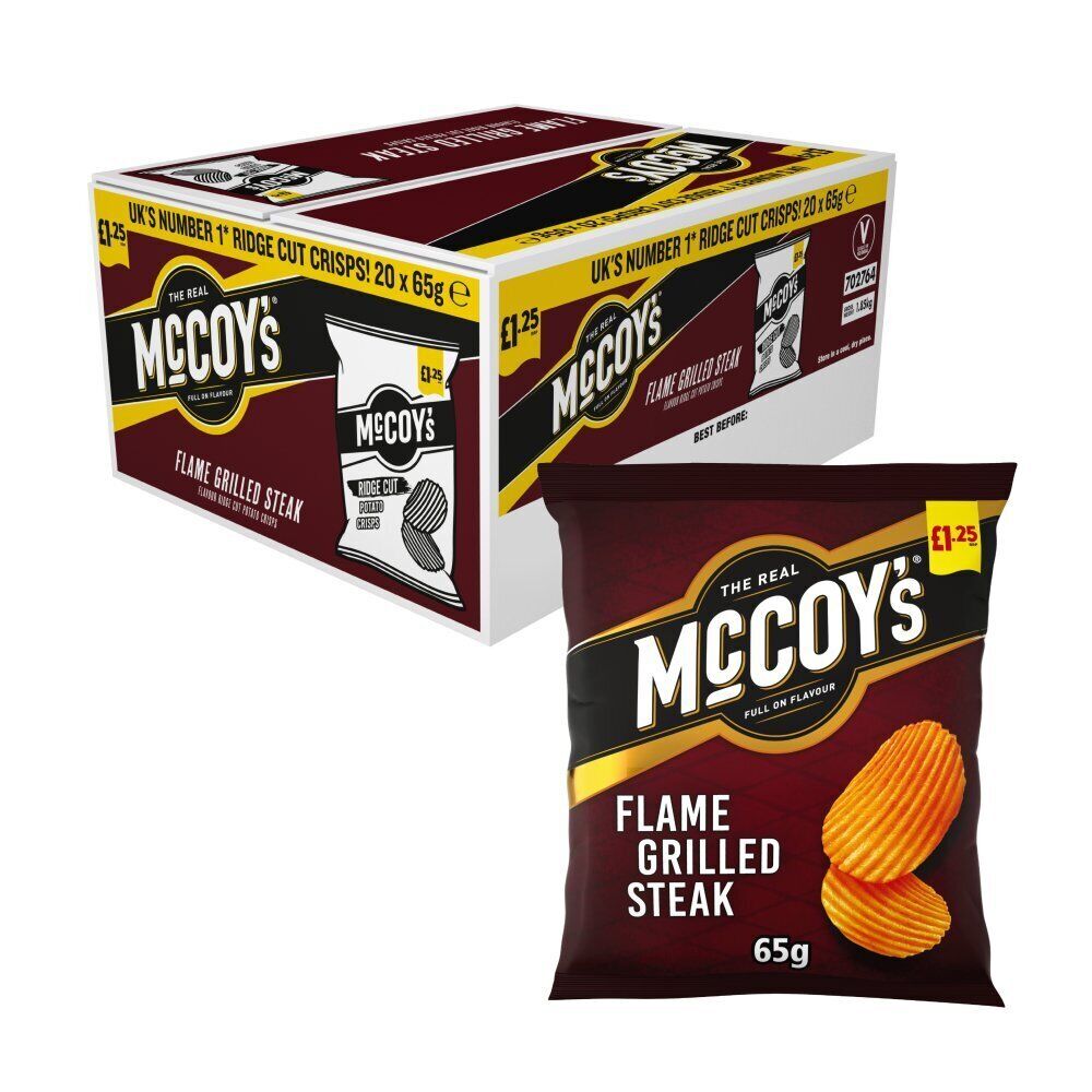 McCoy's Flame Grilled Steak Crisps 65g