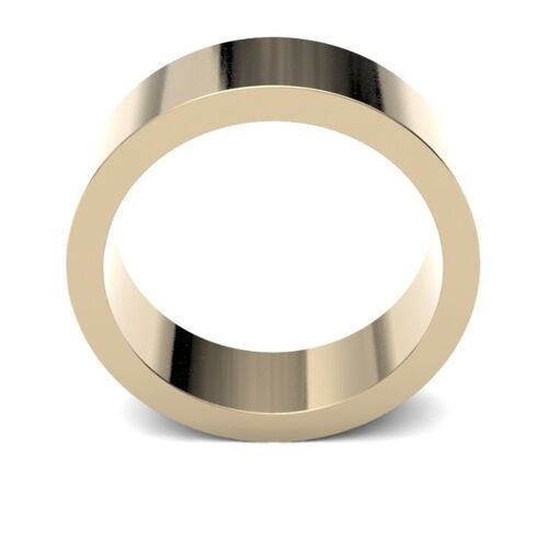 9ct 6mm flat profile classic wedding ring