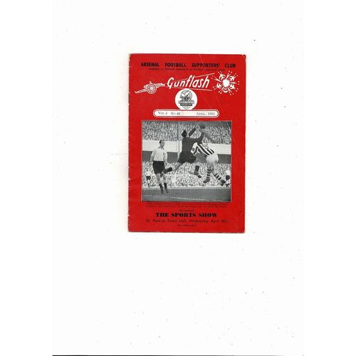 Arsenal Gunflash Magazine Vol 4 No. 40 April 1953