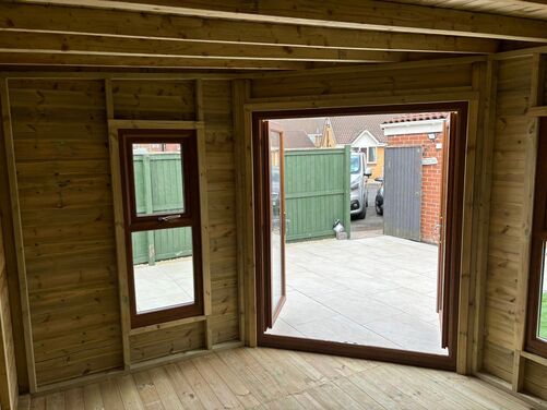 #PVC035 12x10 Corner Summer House