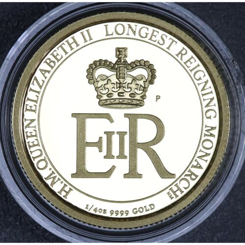 2015 QE11 1/4 ounce pure gold proof coin