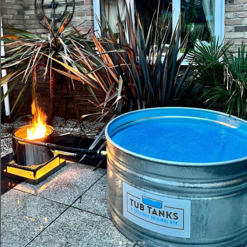 Round Hot Tub Kit - Coil Heater