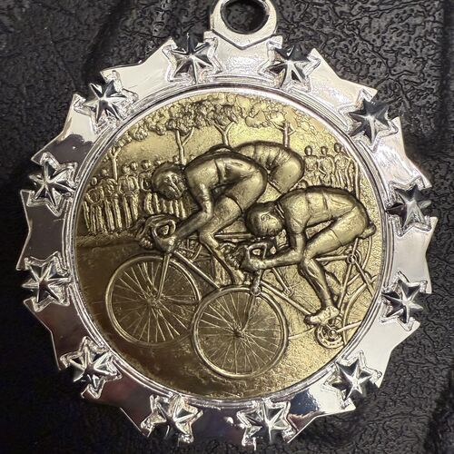 Cycling Medal Centre Holder 70mm