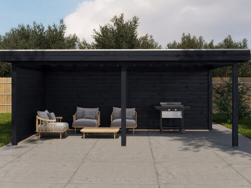 5.88mtr x 3.0mtr 28mm walled Gazebo