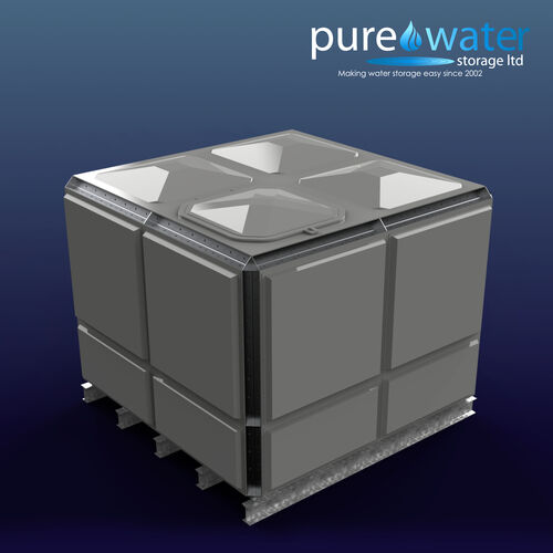 PW.2X2X1.5TIF.AG - 7627 LITRE SECTIONAL WATER TANK, TOTALLY INTERNALLY FLANGED (TIF)