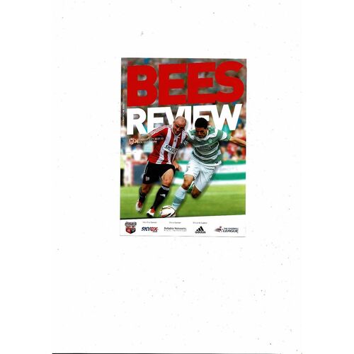 Brentford v Cardiff City Friendly Football Programme 2013/14