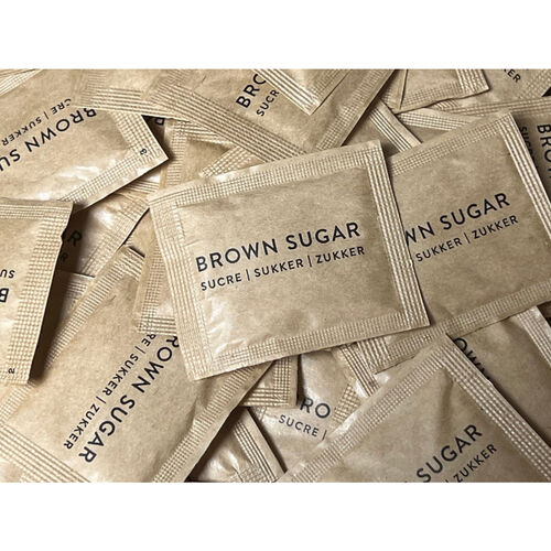 Case of Demerara Brown Sugar Sachets x 1000