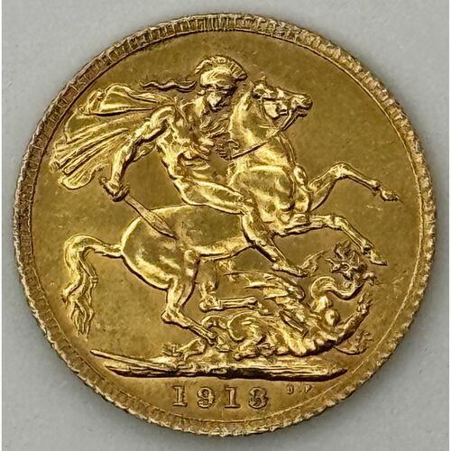 1915 P full gold sovereign