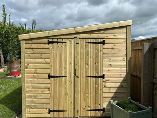 #P082 12x8 Pent Shed