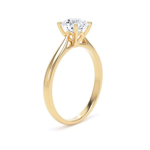 Round brilliant classic diamond solitaire