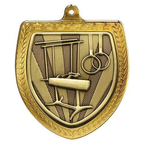 Cobra Gymnastics Shield Medal Gold