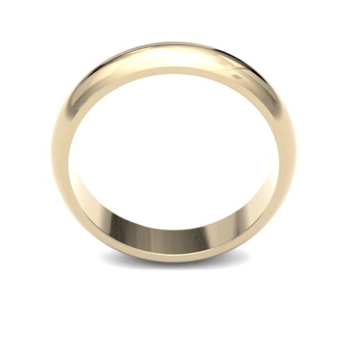 9ct 4mm D SHAPE