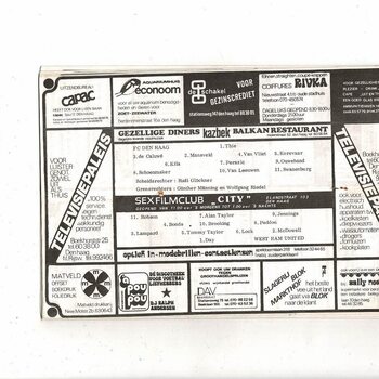 FC Den Haag v West Ham United European Cup Winners Cup Football Programme 1975/76