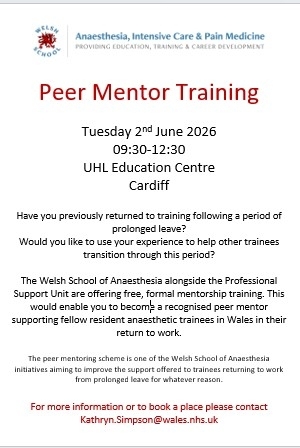 **Peer Mentor training. June 2nd 2026**