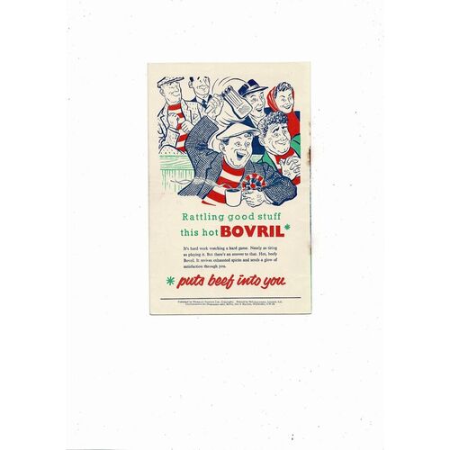 1956 Great Britain v Bulgaria Olympic International Football Programme