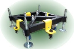 Replace ballast blocks with discreet solution for truss base anchoring