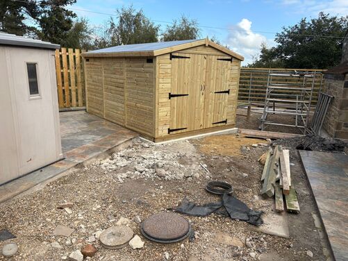 14x10 Apex Garage Shed