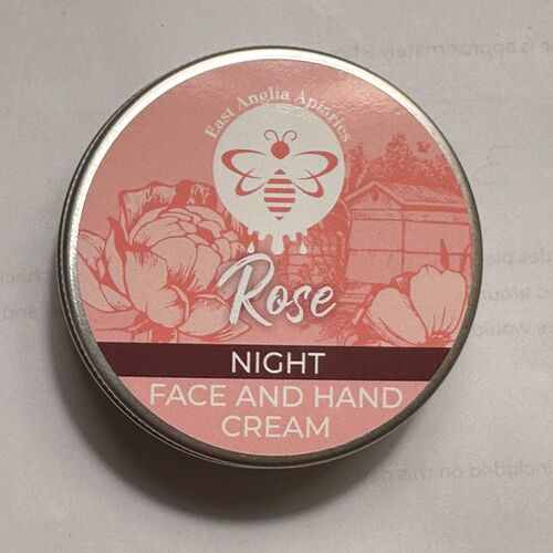 Night Face & Hand Cream - Rose