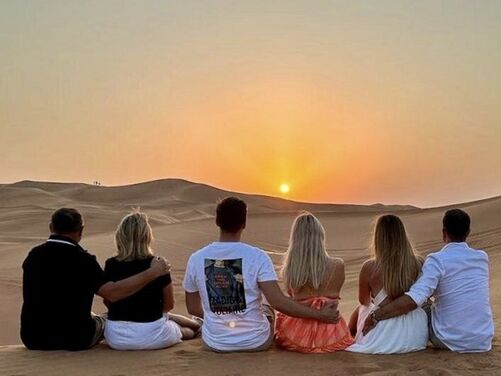 Evening Red Dune Desert Safari 🌅🏜️ With BBQ Dinner 🍽️🔥