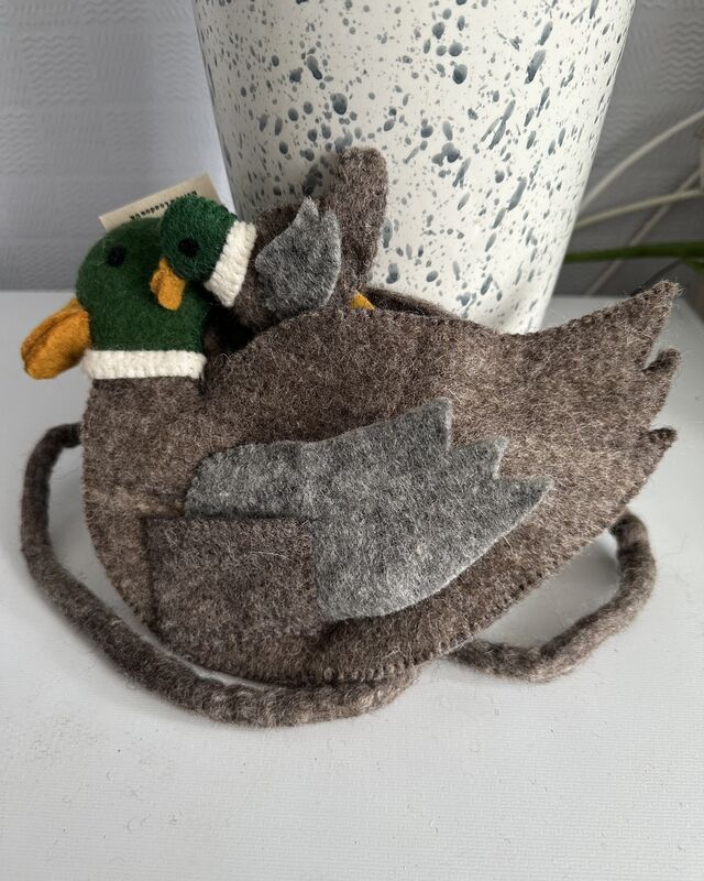 Duck puppet bag