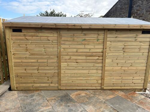 14x10 Apex Garage Shed