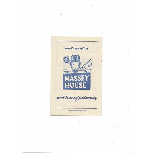 1956/57 Burnley v Charlton Athletic Football Programme