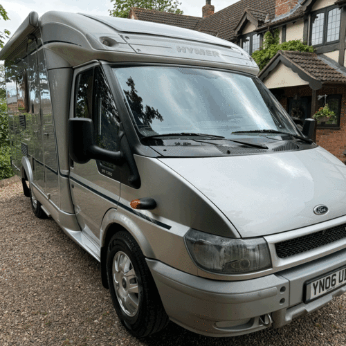 2006 Hymer Van 522 Fixed Bed Motorhome Silver Ford Transit LHD - 1 Owner 16yrs