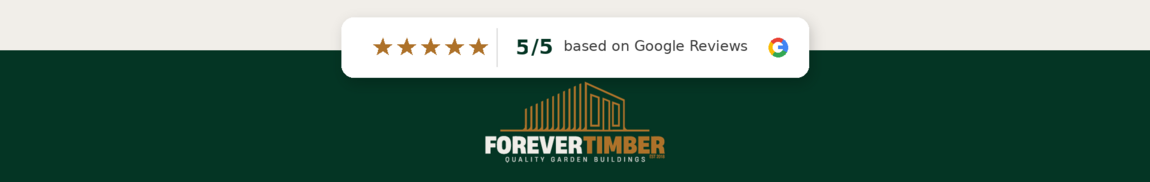 Garden Buildings Showsite Trowbridge | Forever Timber