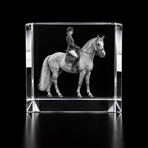 Exclusive GIGA 3D Crystal Block – 200 × 200 × 125 mm