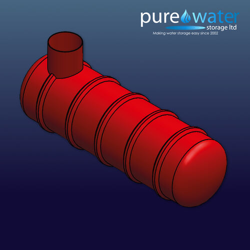 PU-F-4500-HVY Underground Fire Water Tank 4500L (Heavy Duty)