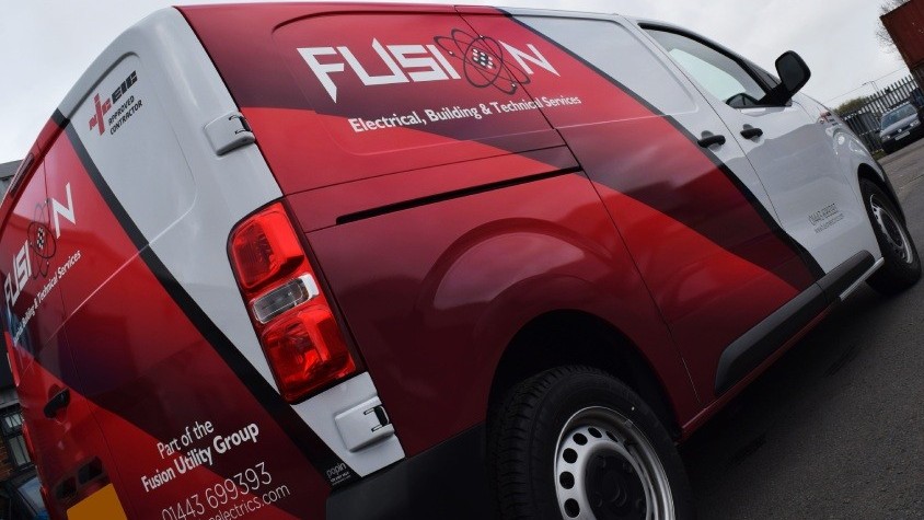 Minimum Text Maximum Impact for Van Wrap Design