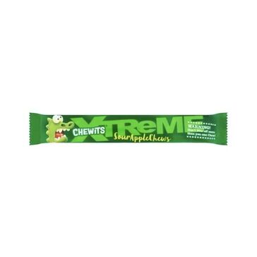 Chewits Xtreme Sour Apple Stick Pack 34g