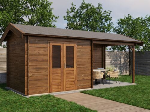 300cm x 250cm + 300cm Veranda