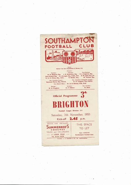 More Football Programmes being listed today