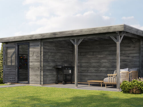 250cm x 250cm + 400cm Veranda