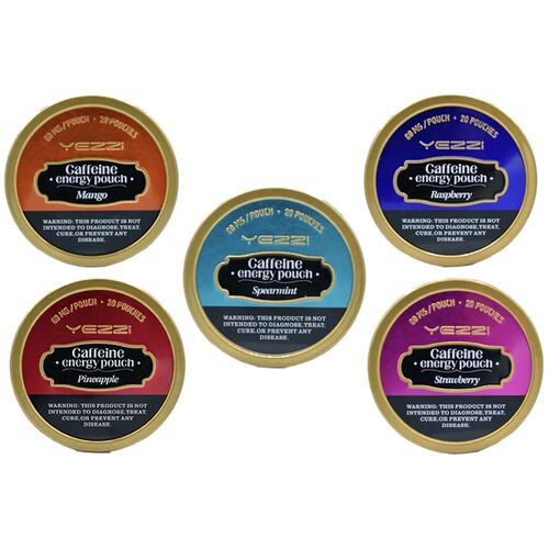 Yezzi Guarana Caffeine Energy Tin (20 pouches)