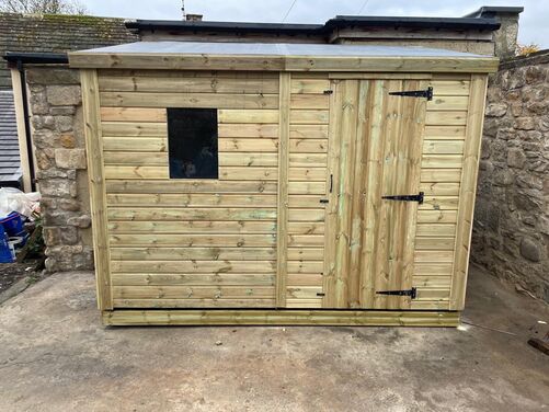 #P081 10x5 Pent Shed