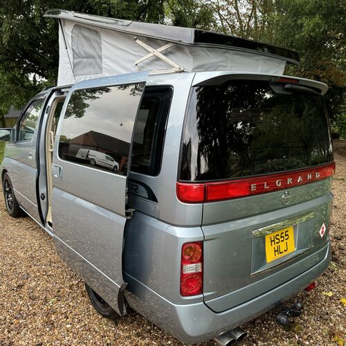 2005 Nissan Elgrand Camper Van 3.5 V6 - Blue - ProConversion - 1 UK Owner 8yrs