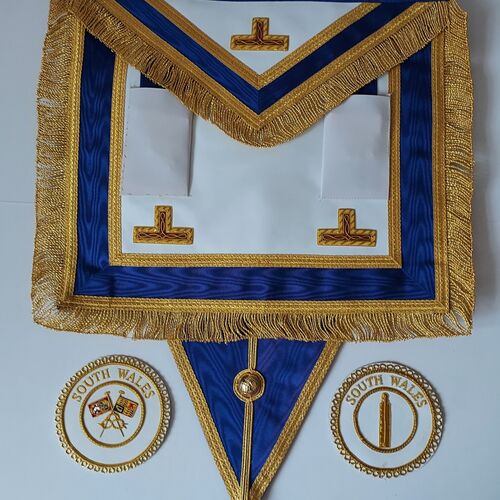 Provincial Dress Apron, Collar and Apron Badge