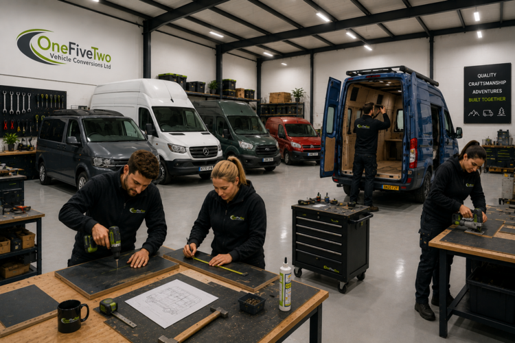 How Our Conversions Work | Campervan Conversion Specialists Essex | One Five Two Vehicle Conversions