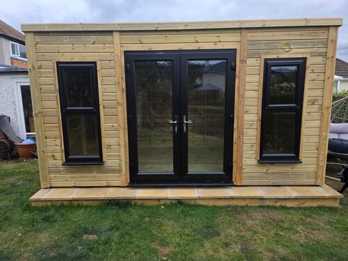 #PVC103 14x8 Pent Summer House