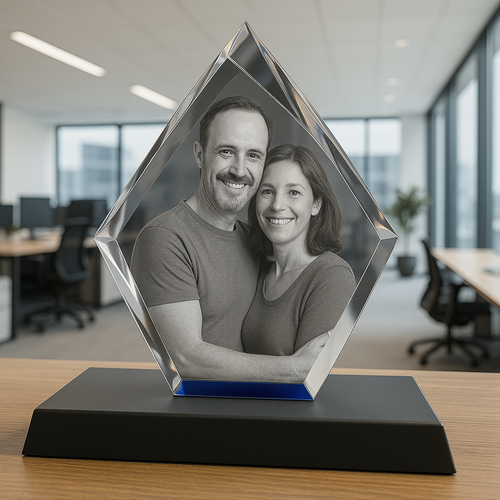 The Super Large 3D Jura Colour Iceberg Crystal