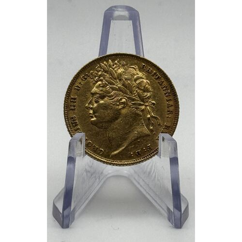 Scarce 1822 King George IV full gold sovereign