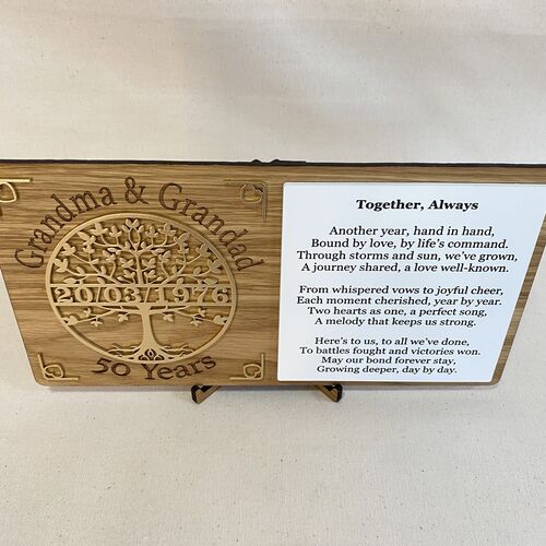 “Together Always” Anniversary Plaque Copy