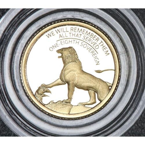 Rare 2021 We will remember them Gold sovereign definitive set