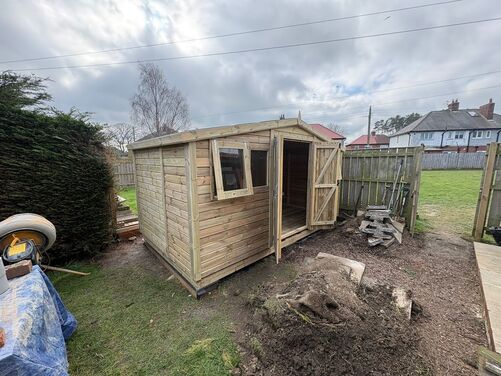 14x8 Apex Reverse Shed