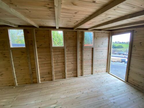 #P078 16x10 Pent Shed Workshop