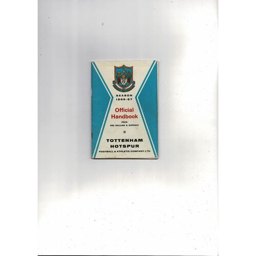 Tottenham Hotspur Football Handbook 1966/67