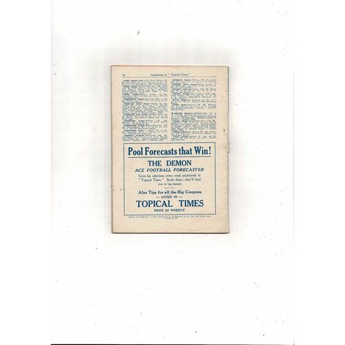 1500 Football Stars & All about them by Topial Times 1938